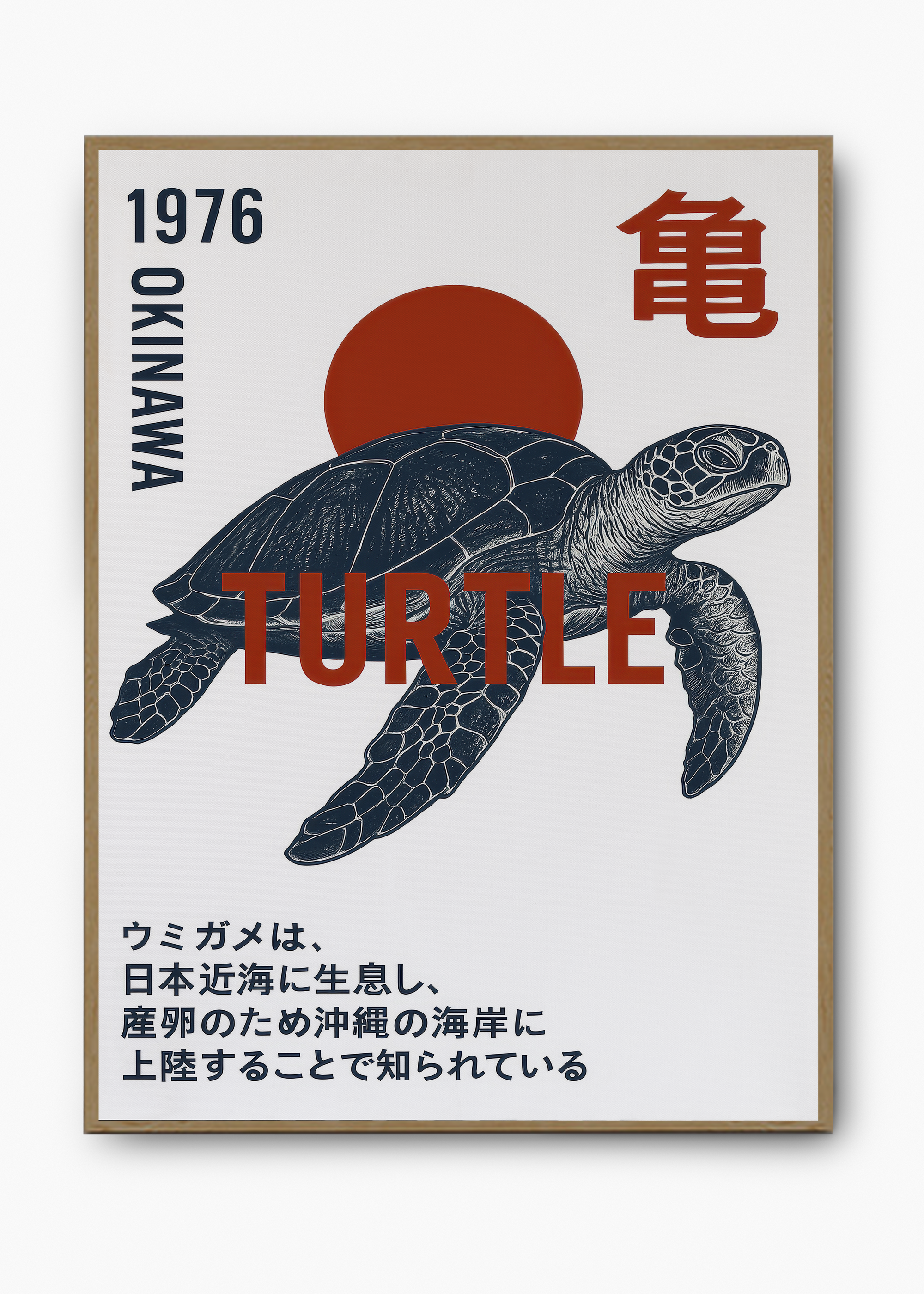 Quadro Japonês Turtle Okinawa - 3