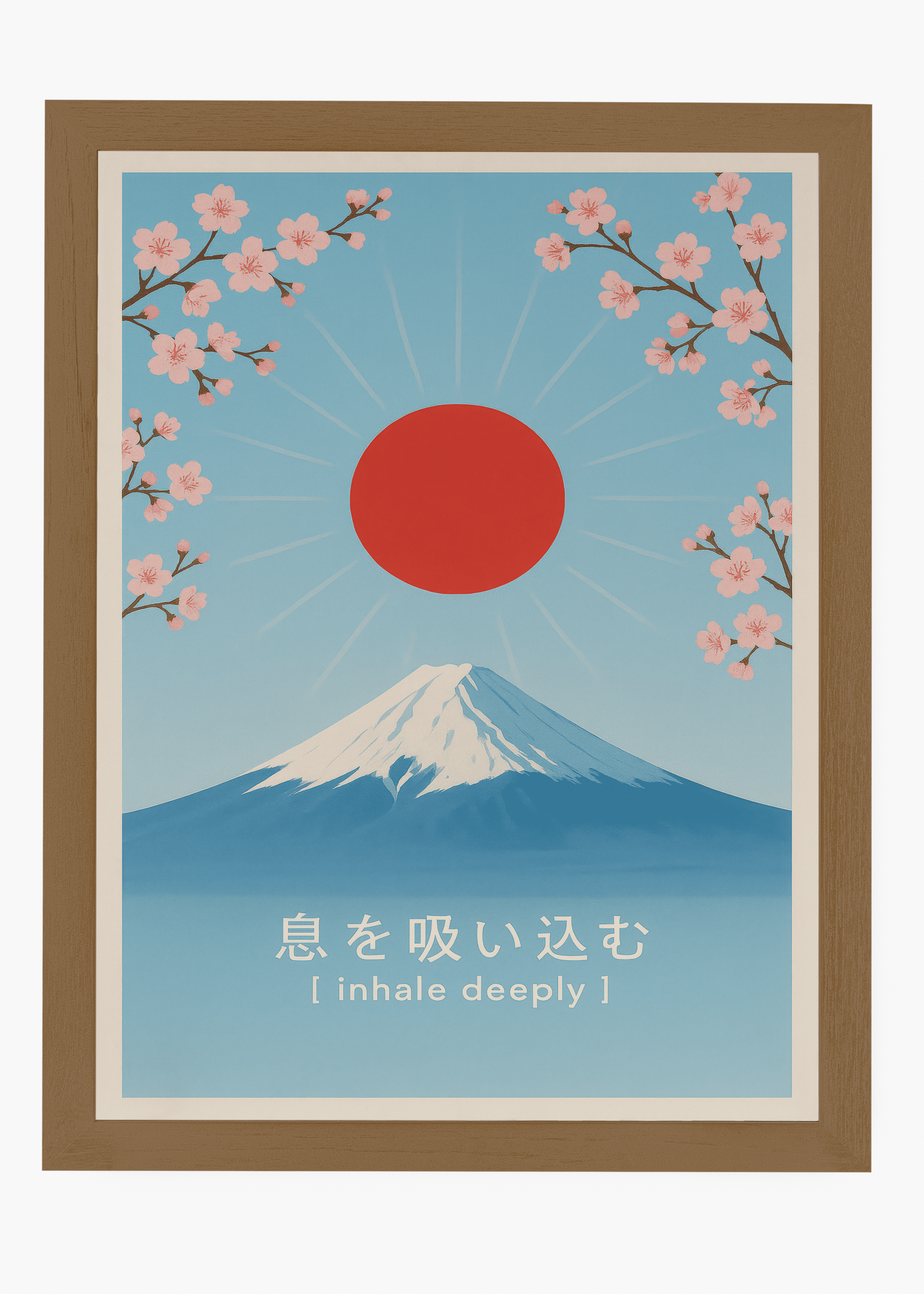 Quadro Japonês Fuji Breathe