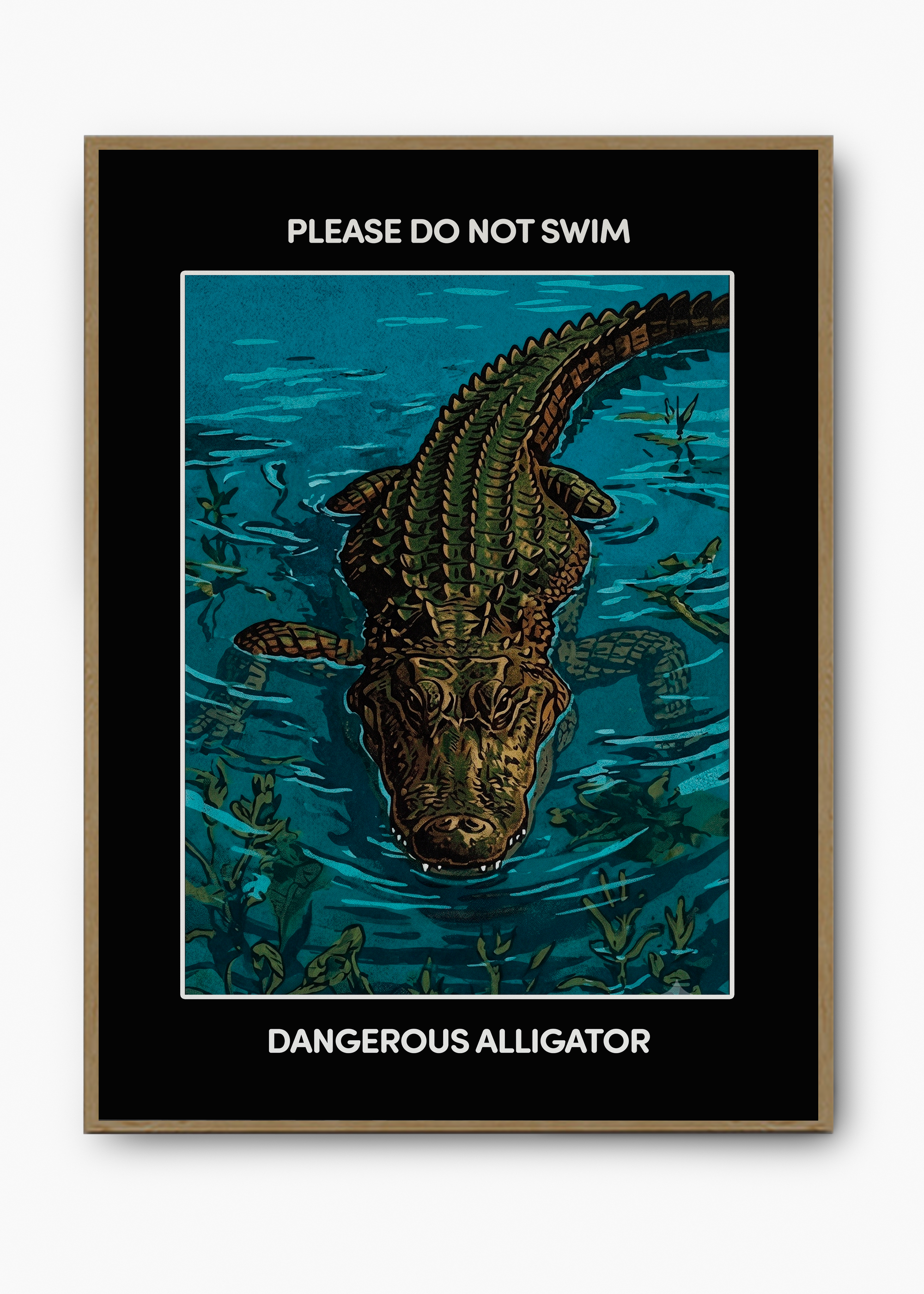 Quadro Do Not Swim - 3