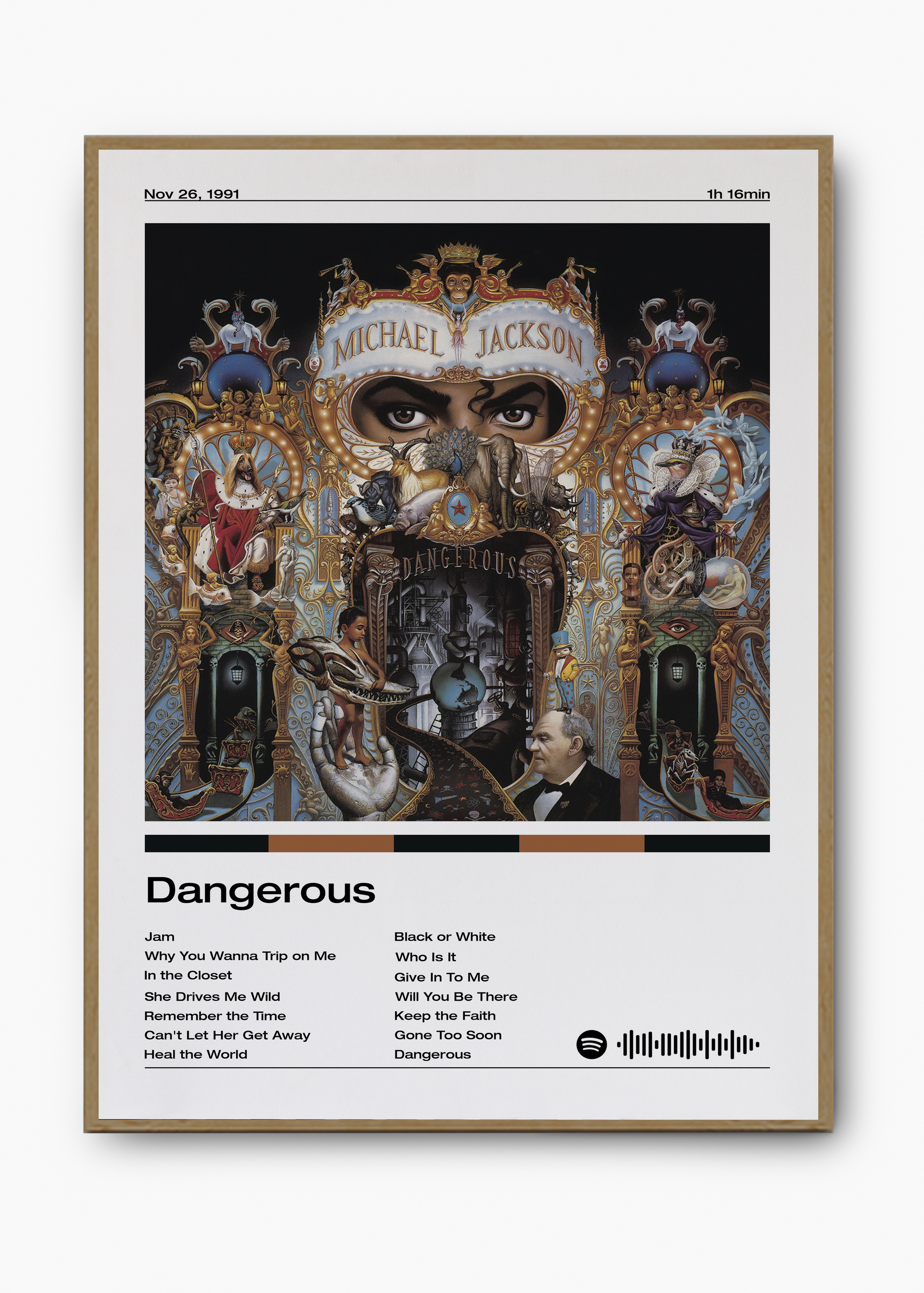 Quadro Michael Jackson Dangerous - 3