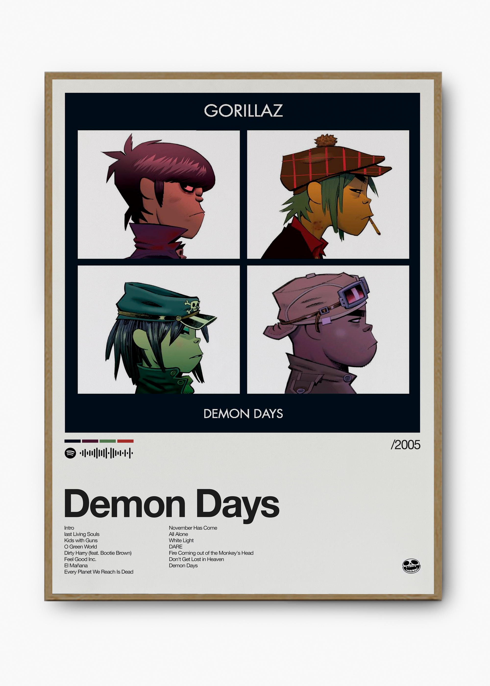Quadro Gorillaz Demon Days II - 3