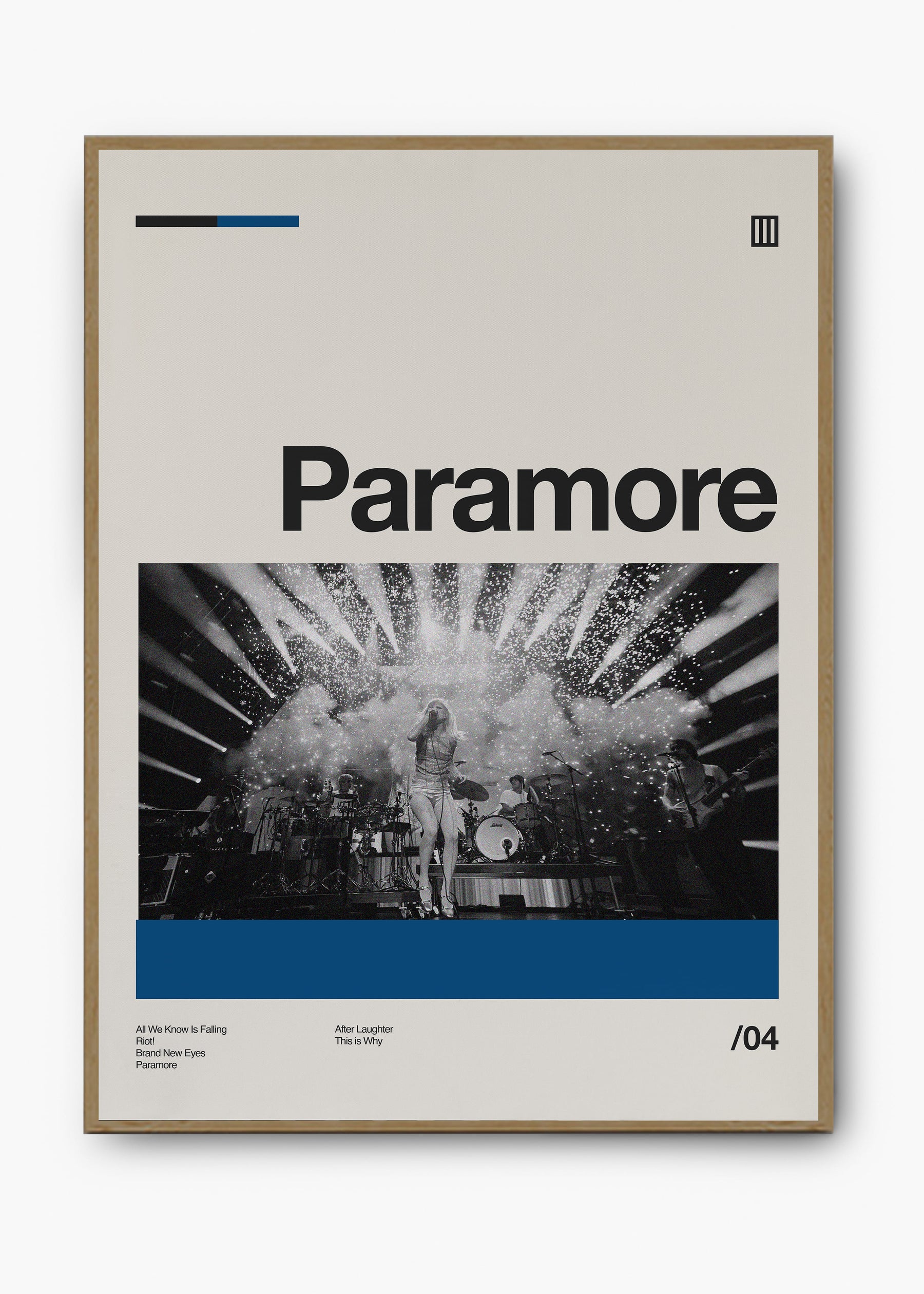 Quadro Paramore Banda
