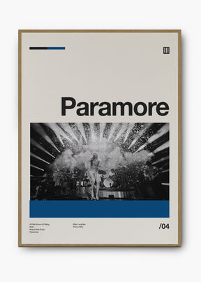 Quadro Paramore Banda