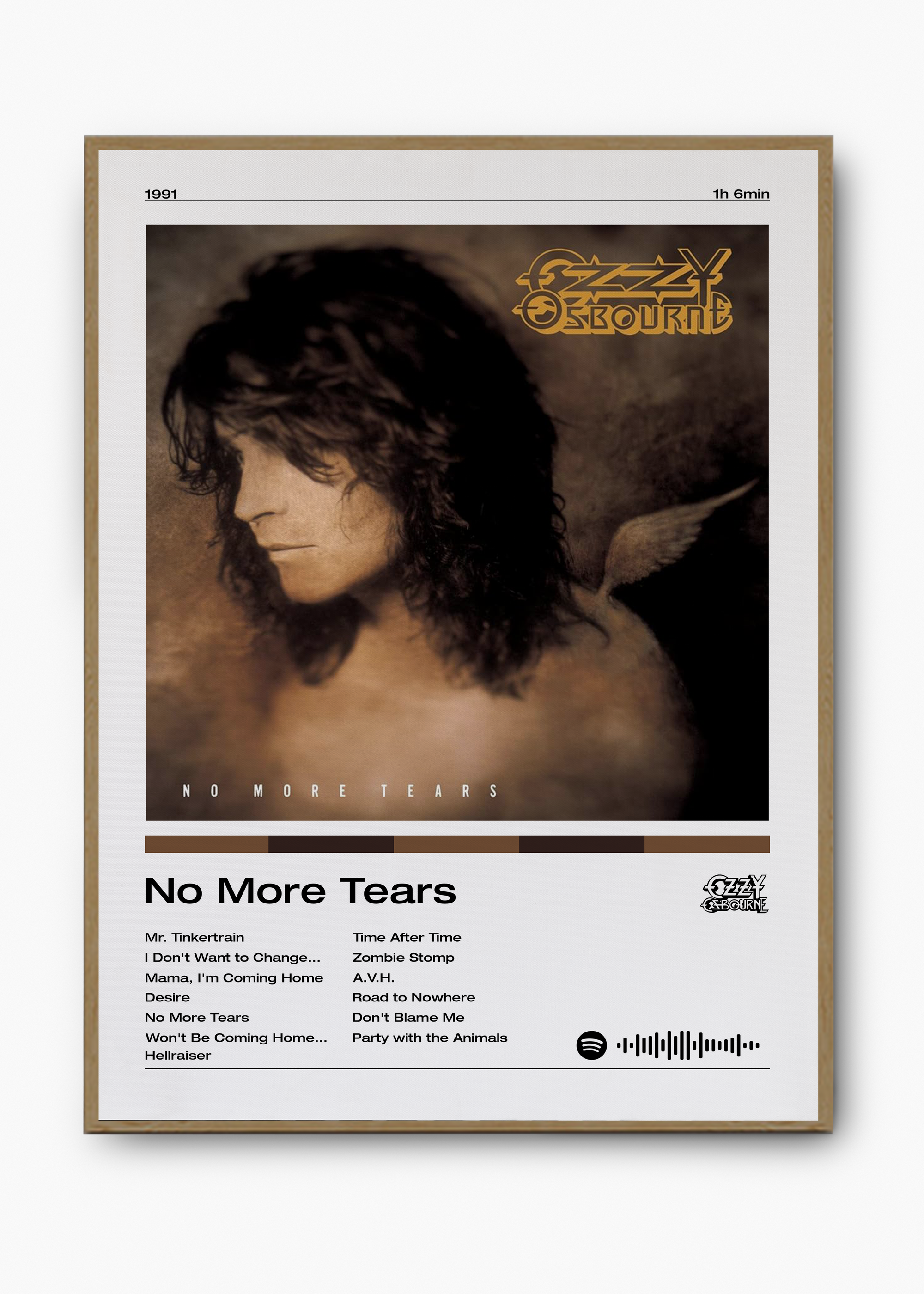 Quadro Ozzy Osbourne No More Tears - 3