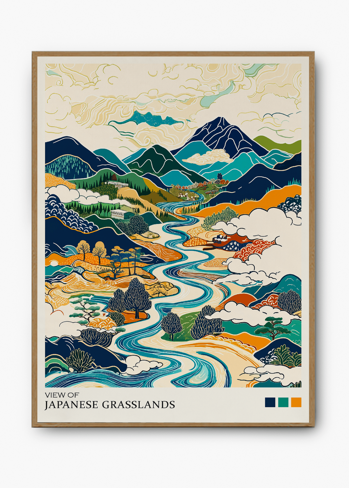Quadro Japones GrassLands - 3