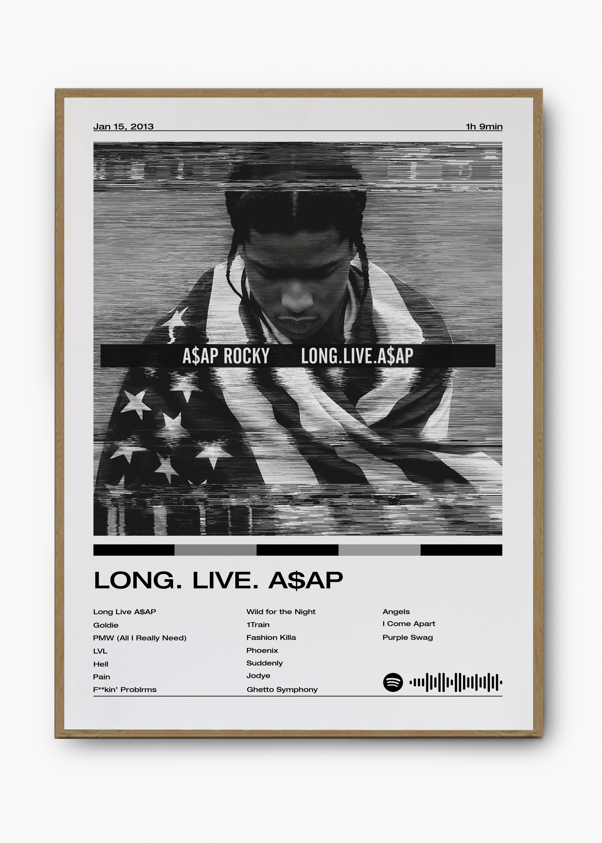Quadro A$AP Rocky Long. Live - 3