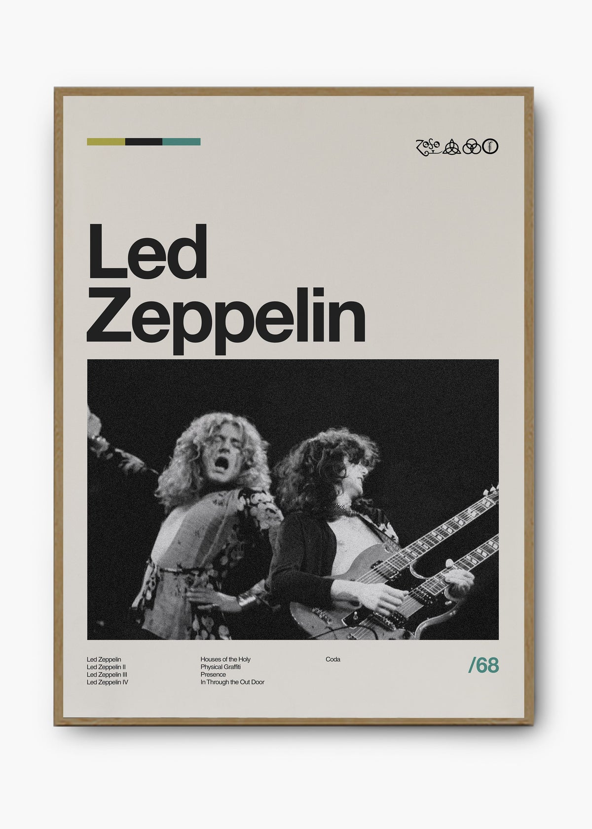 Quadro Led Zeppelin Banda