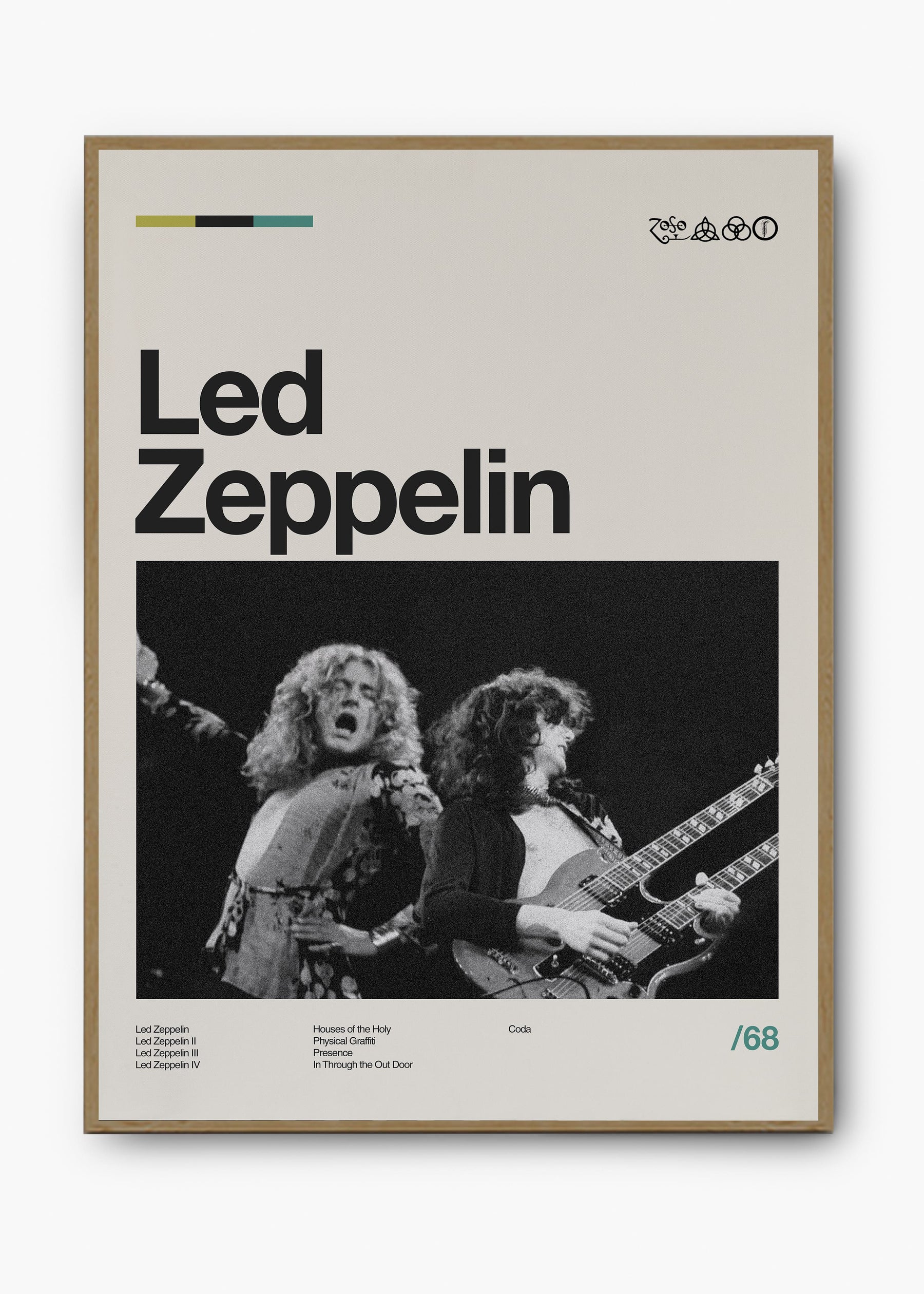 Quadro Led Zeppelin Banda