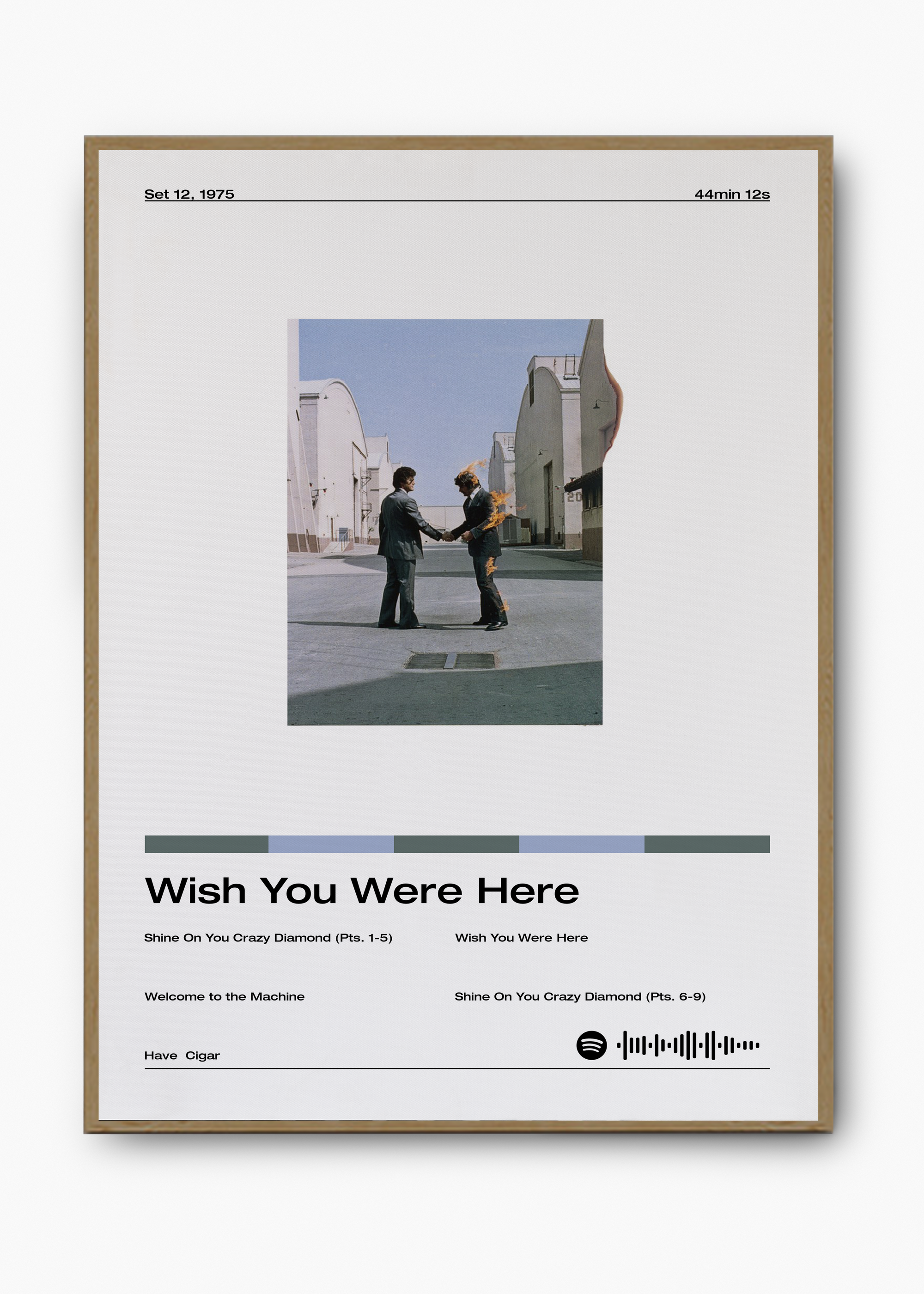 Quadro Pink Floyd Wish You Were Here - 3
