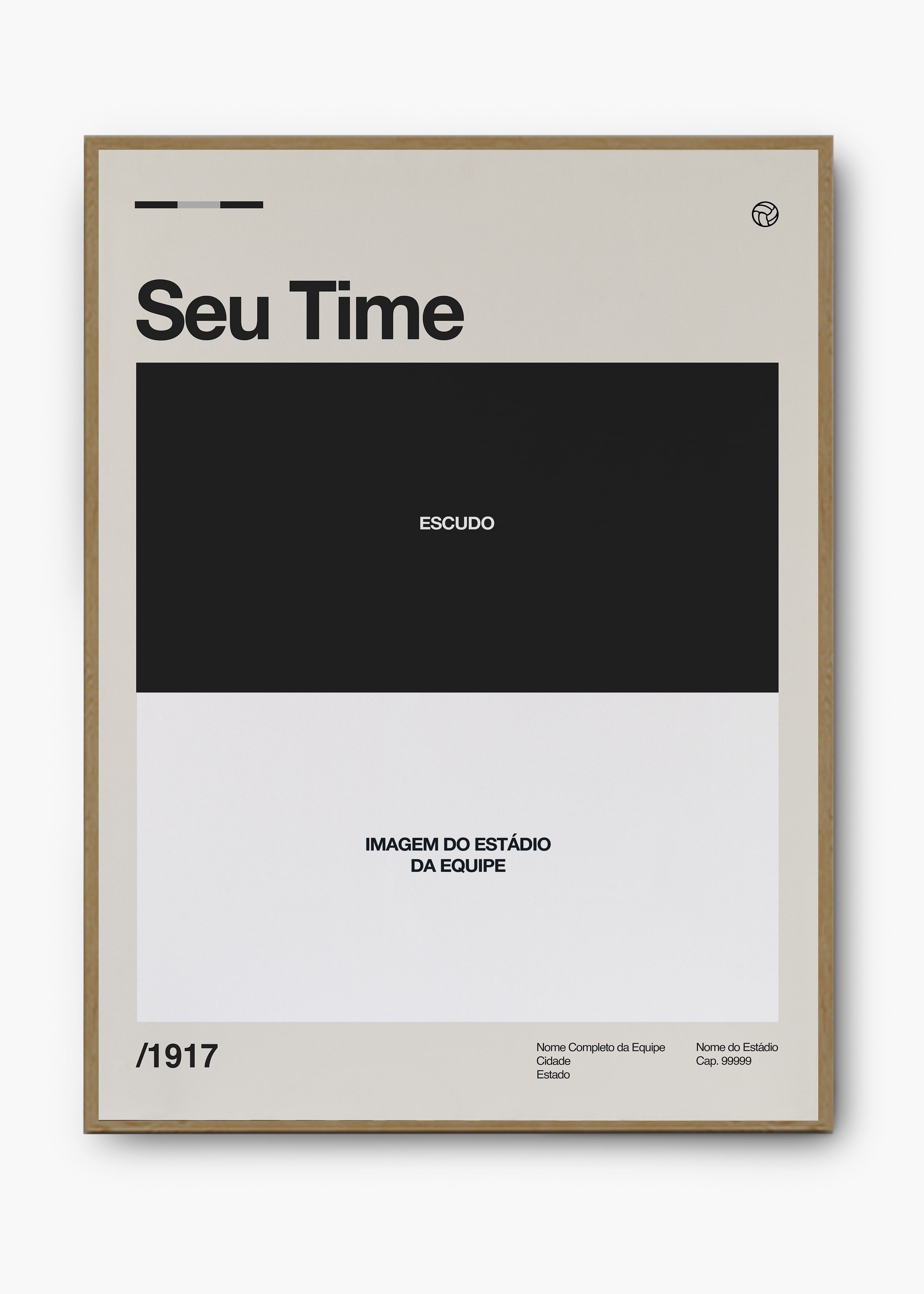Quadro Personalizável - Times