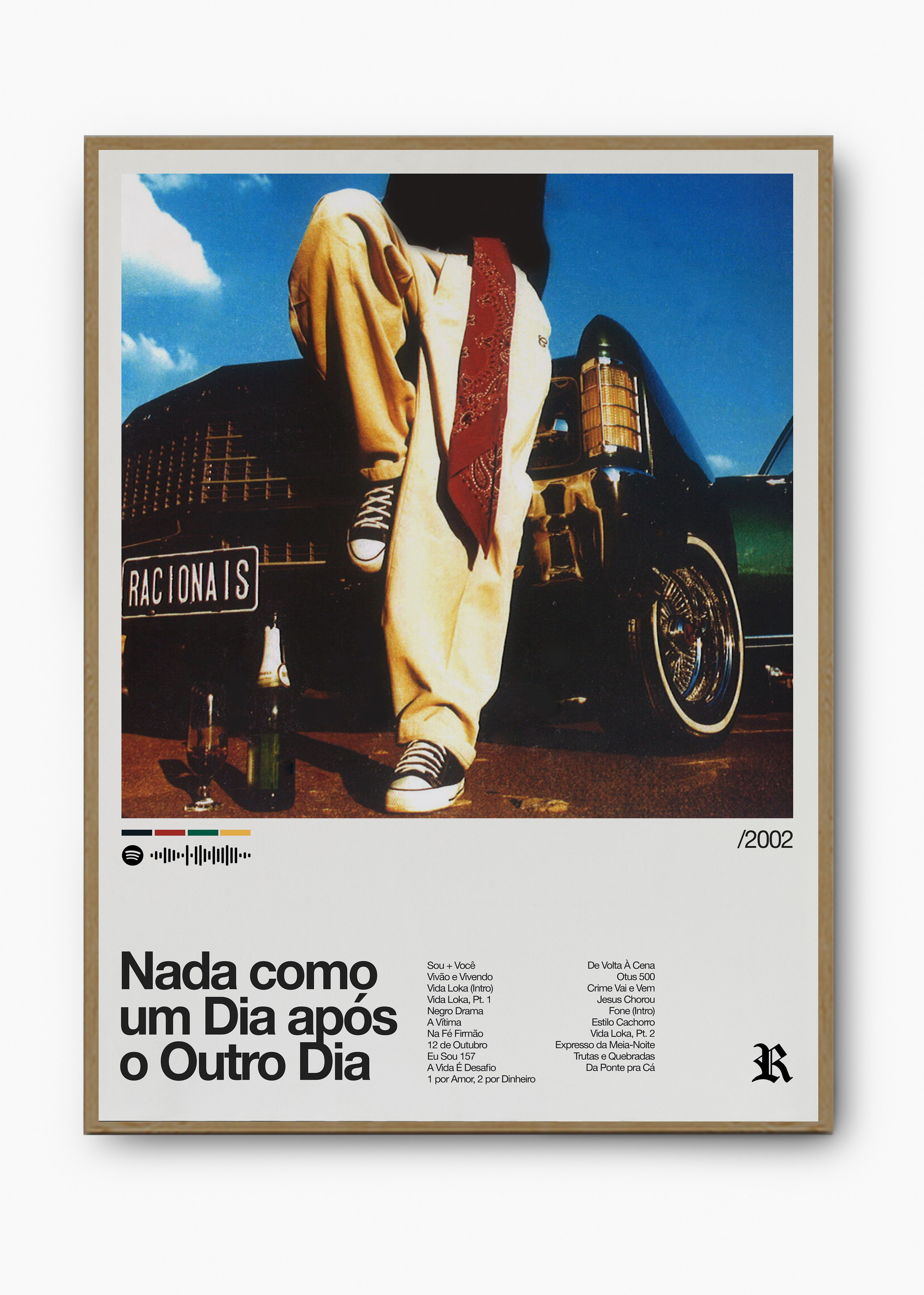 Quadro Racionais Nada Como um Dia Após o Outro Dia II - 3