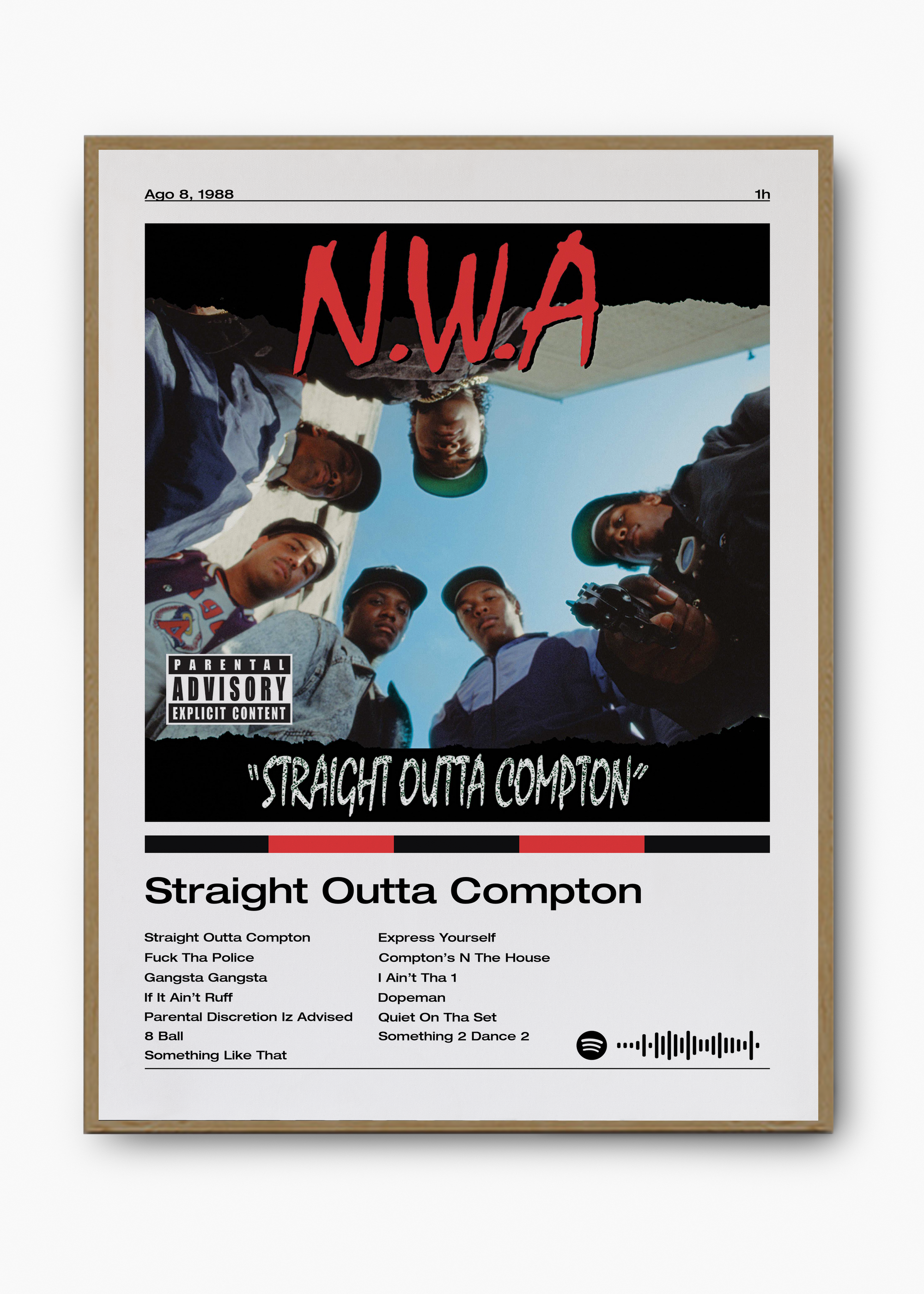 Quadro Nwa Straight Outta Compton - 3