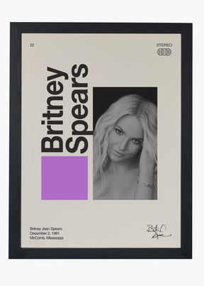 Quadro Signature Britney Spears