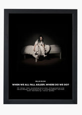 Quadro Billie Eilish When We All Fall Asleep Capa