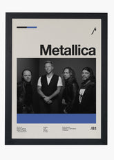 Quadro Metallica Banda