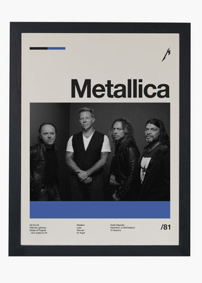 Quadro Metallica Banda