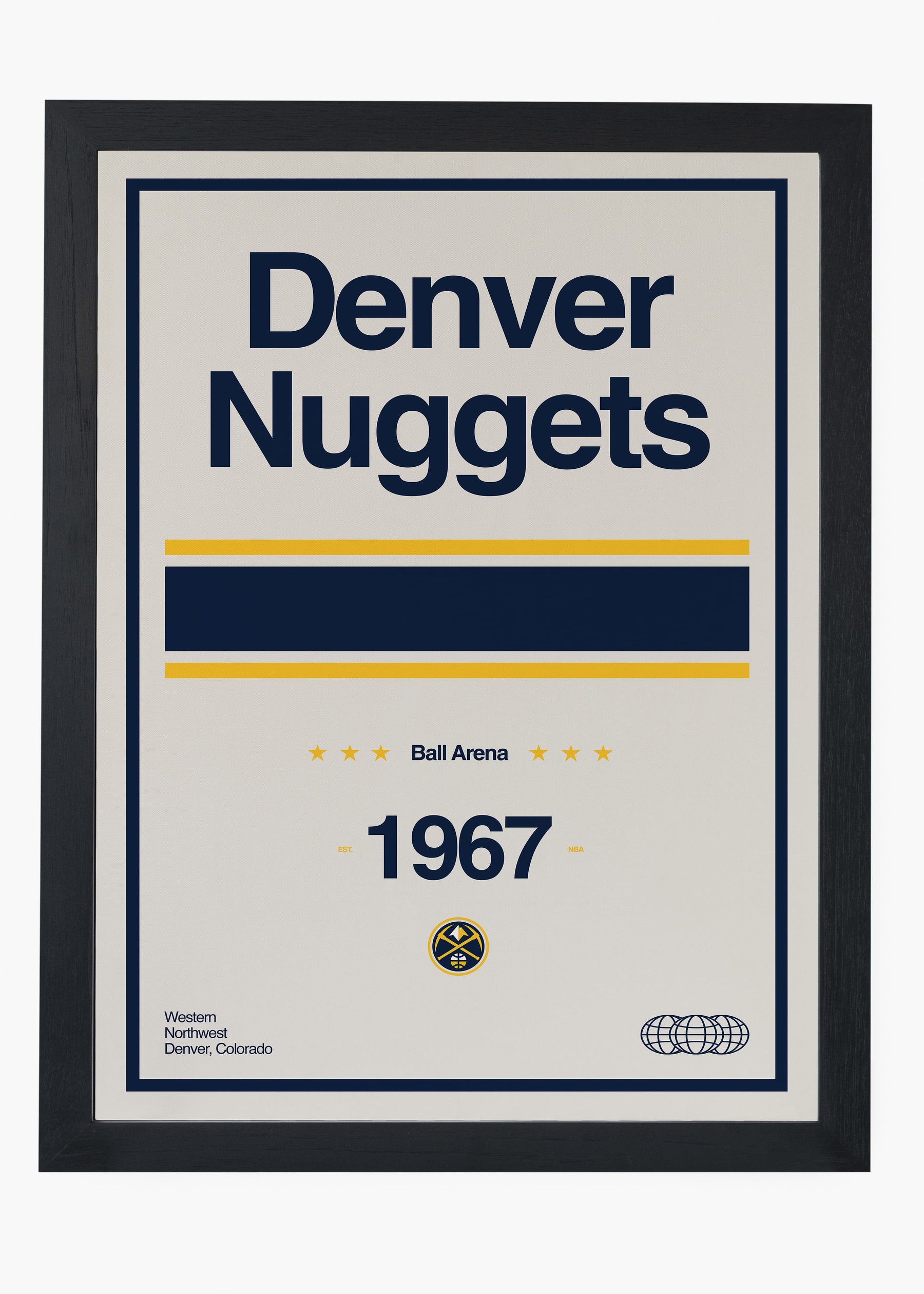 Quadro NBA Denver Nuggets