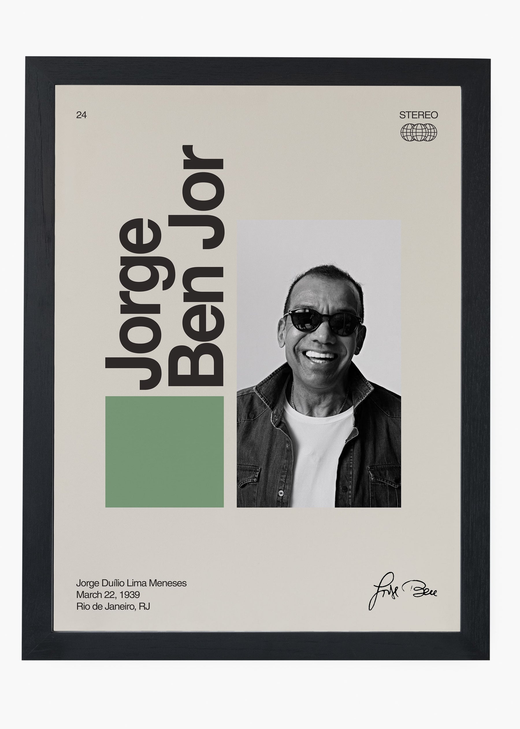 Quadro Signature Jorge Ben Jor