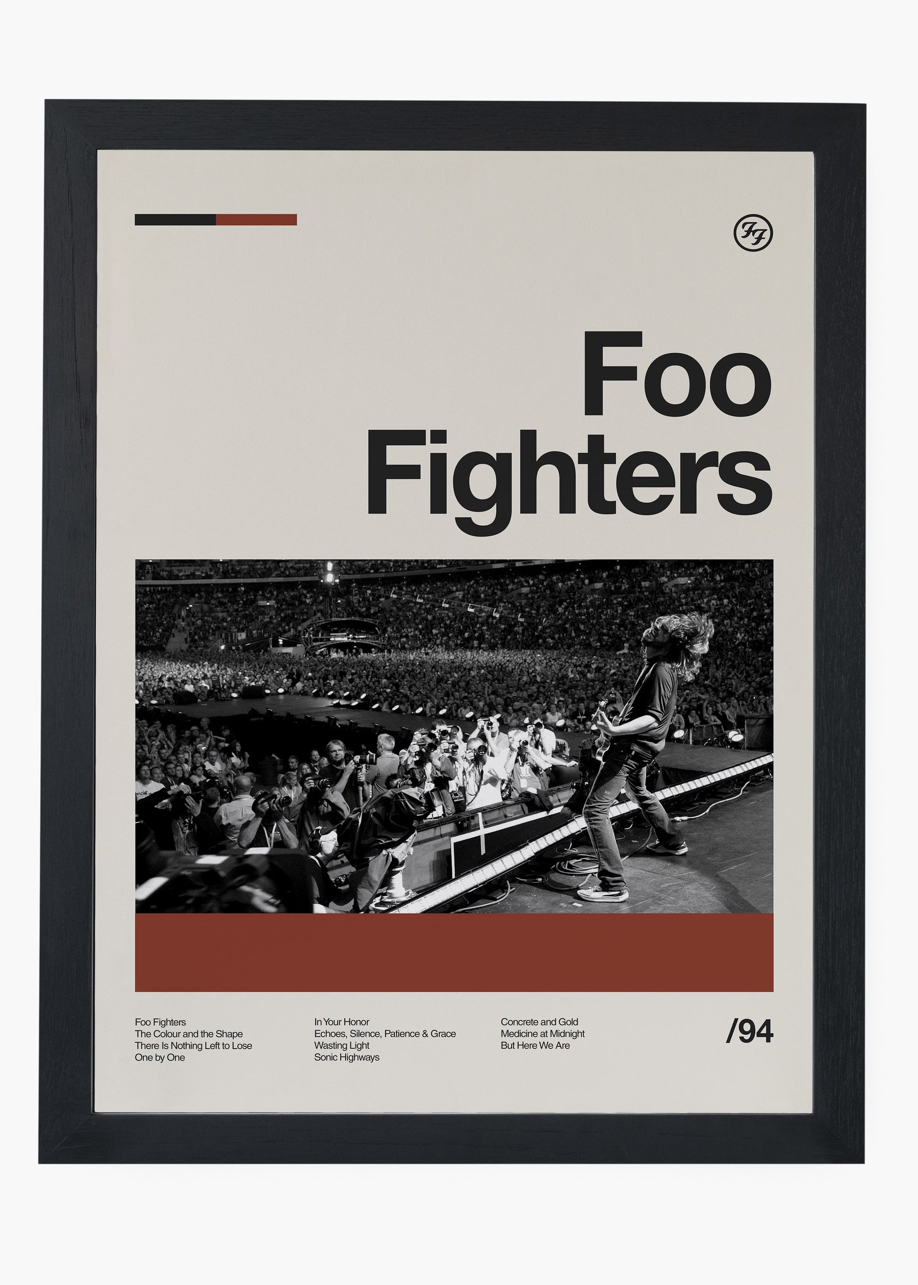 Quadro Foo Fighters Banda