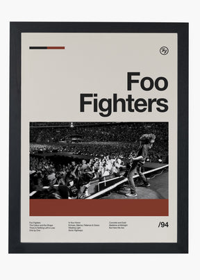 Quadro Foo Fighters Banda