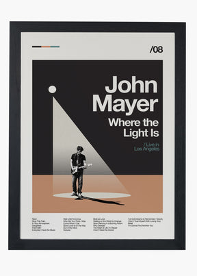 Quadro John Mayer Where the Light Is