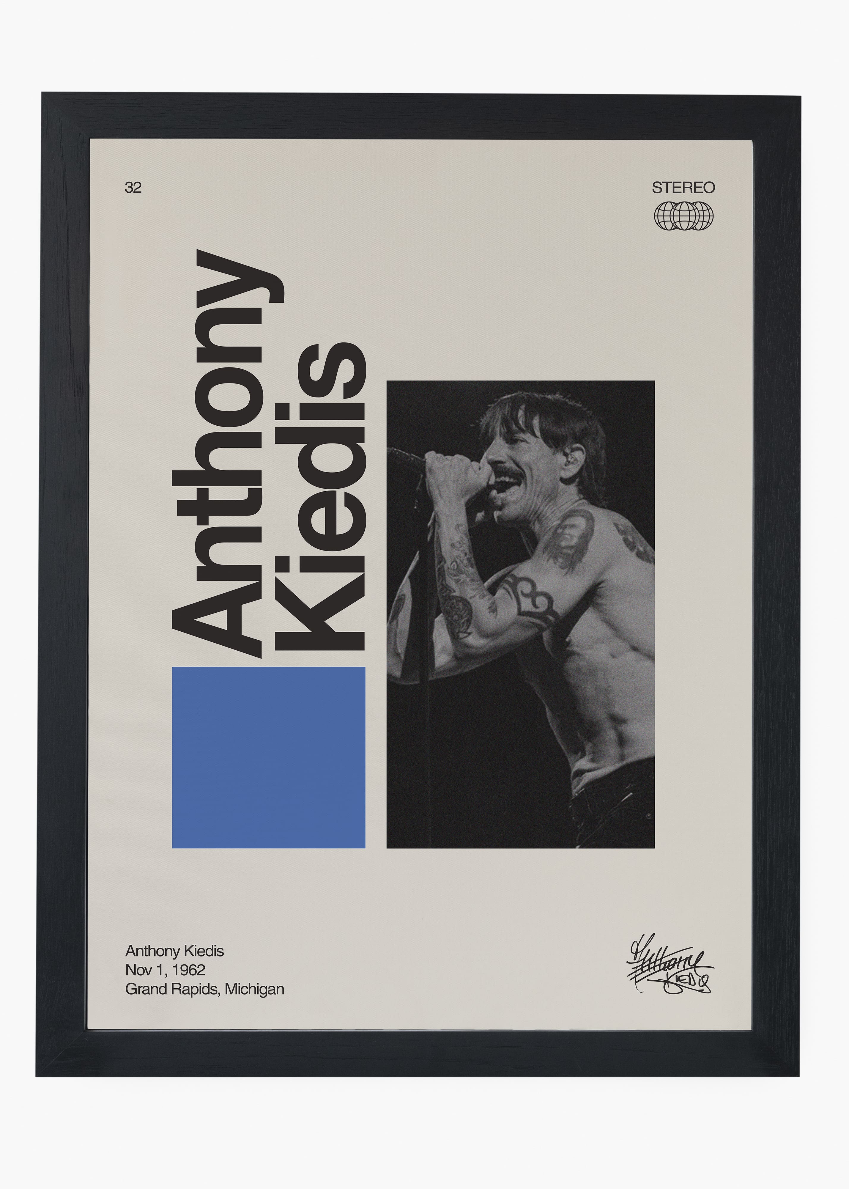 Quadro Signature Anthony Kiedis