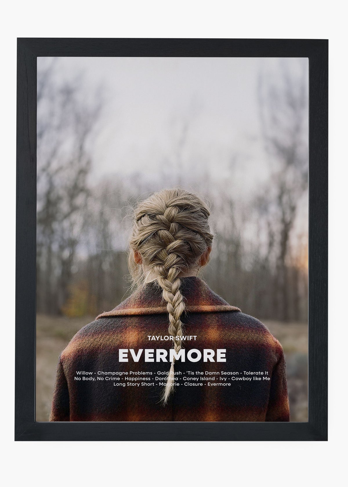 Quadro Taylor Swift Evermore Capa