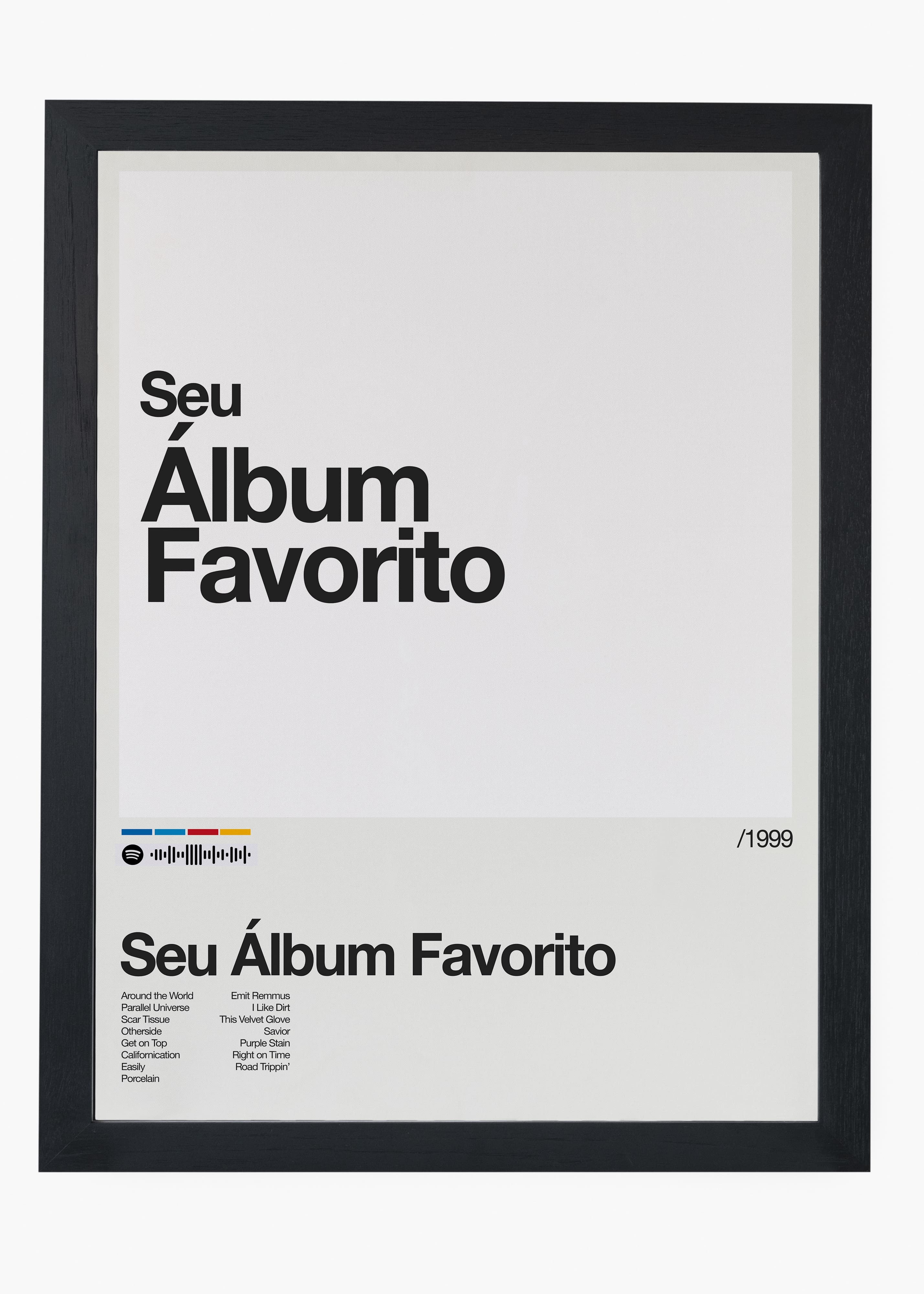 Quadro Spotify Personalizável - Álbum