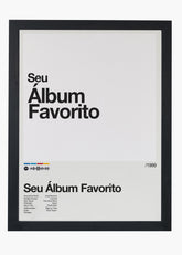 Quadro Spotify Personalizável - Álbum