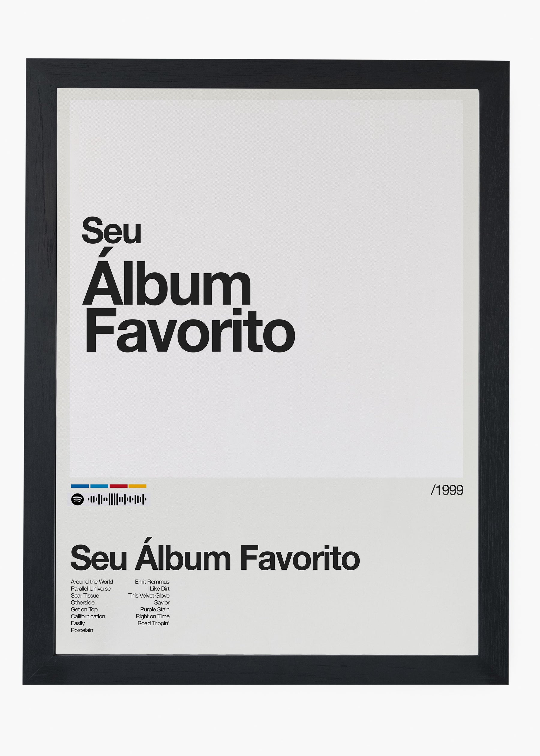 Quadro Spotify Personalizável - Álbum