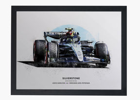 Quadro Lewis Hamilton Silverstone 2024