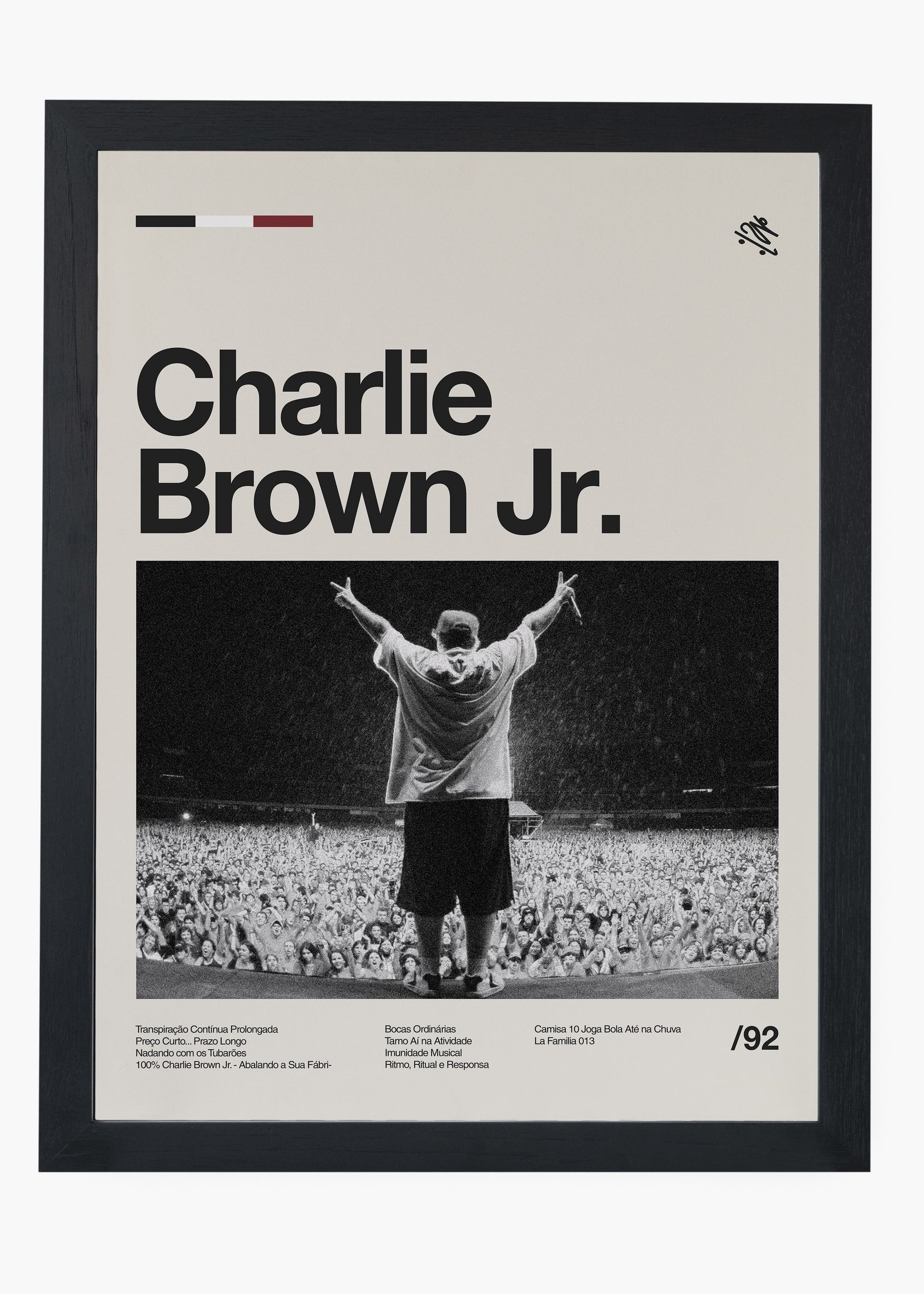 Quadro Charlie Brown Jr Banda