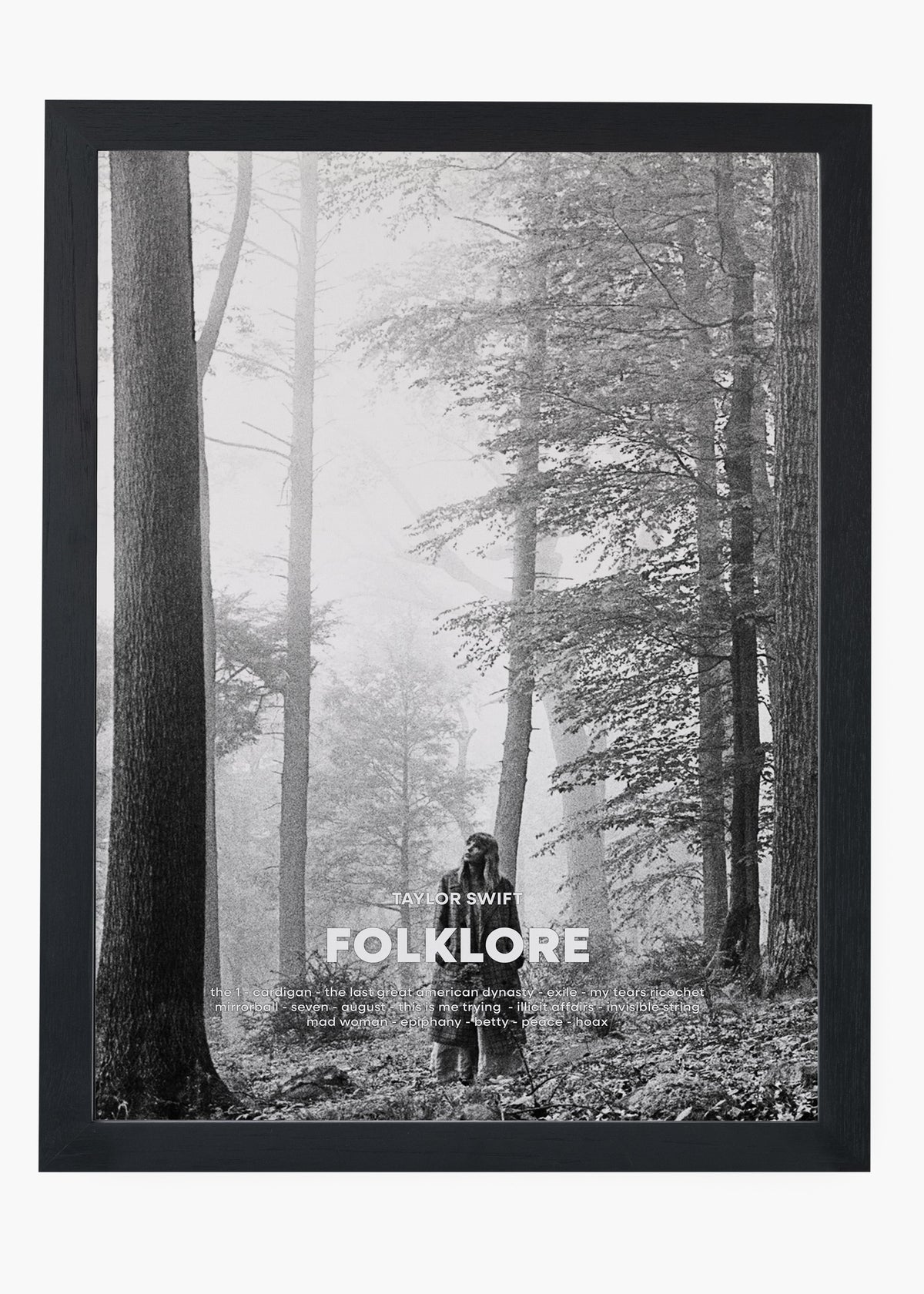 Quadro Taylor Swift Folklore Capa