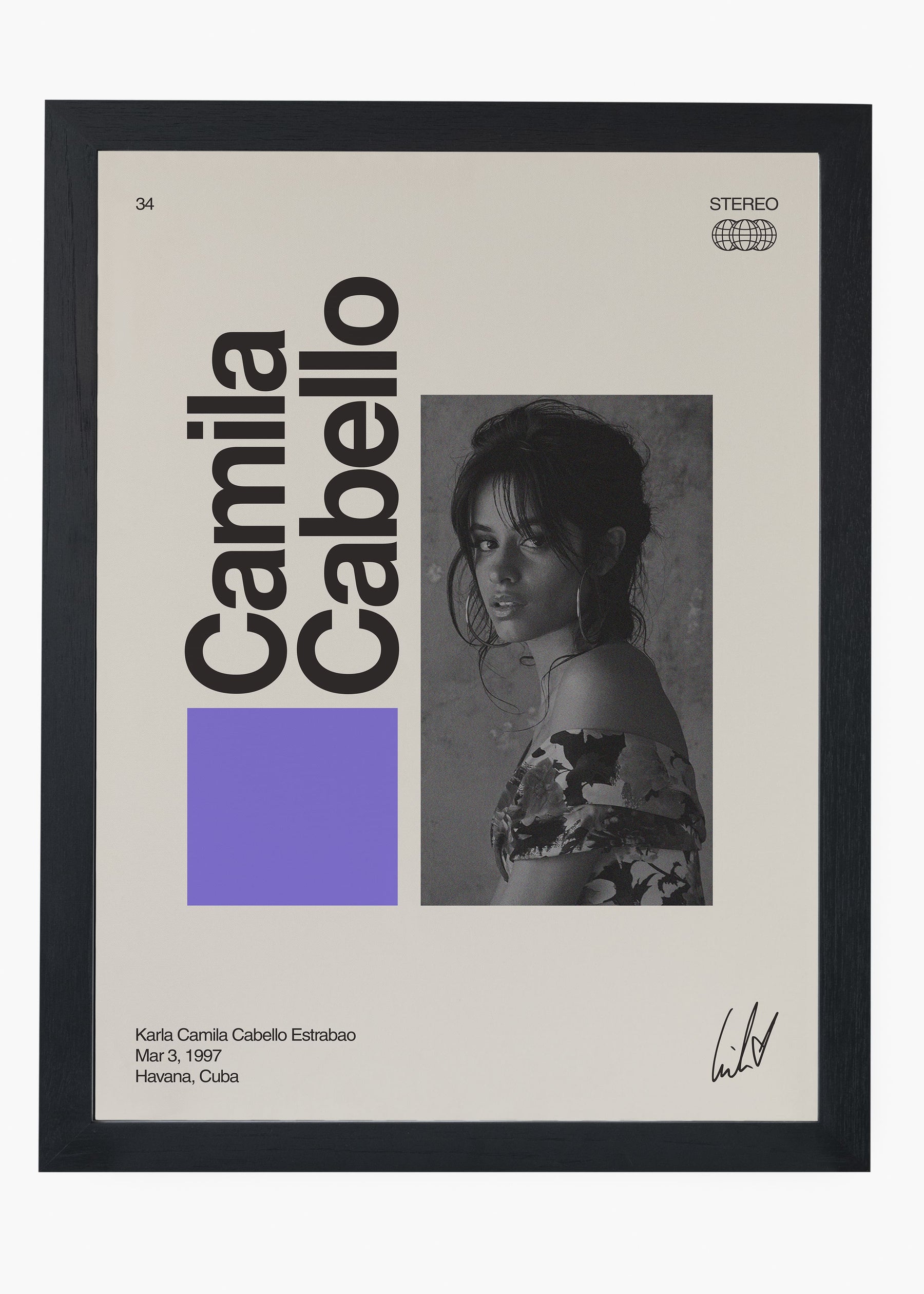 Quadro Signature Camila Cabello