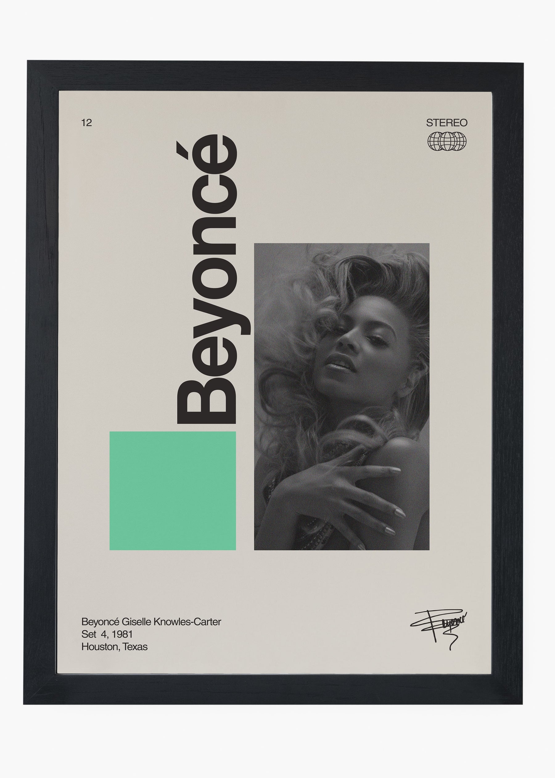 Quadro Signature Beyoncé