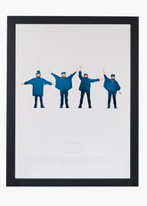 Quadro Beatles Help Capa
