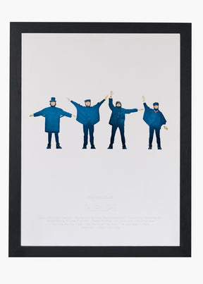 Quadro Beatles Help Capa