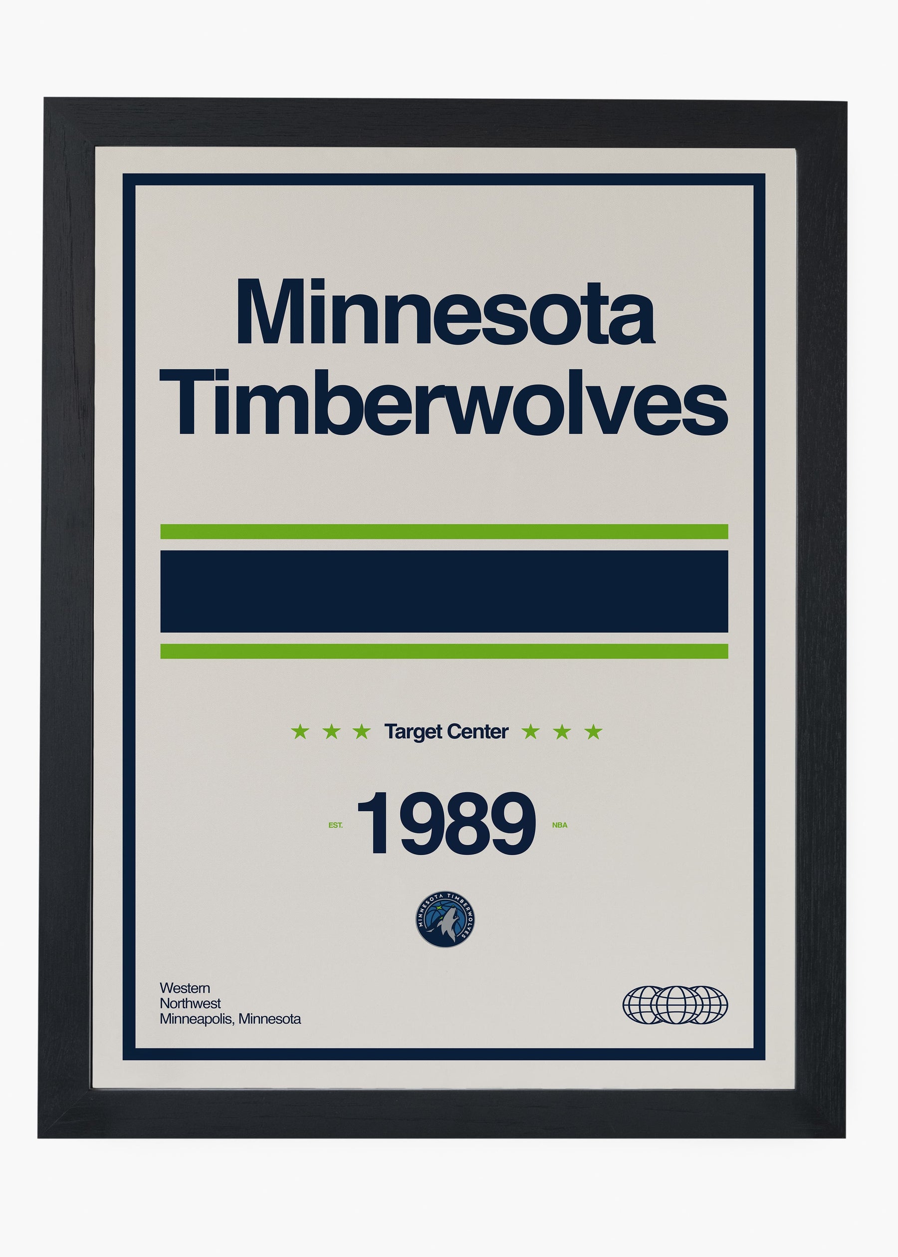 Quadro NBA Minnestoa Timberwolves