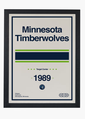 Quadro NBA Minnestoa Timberwolves
