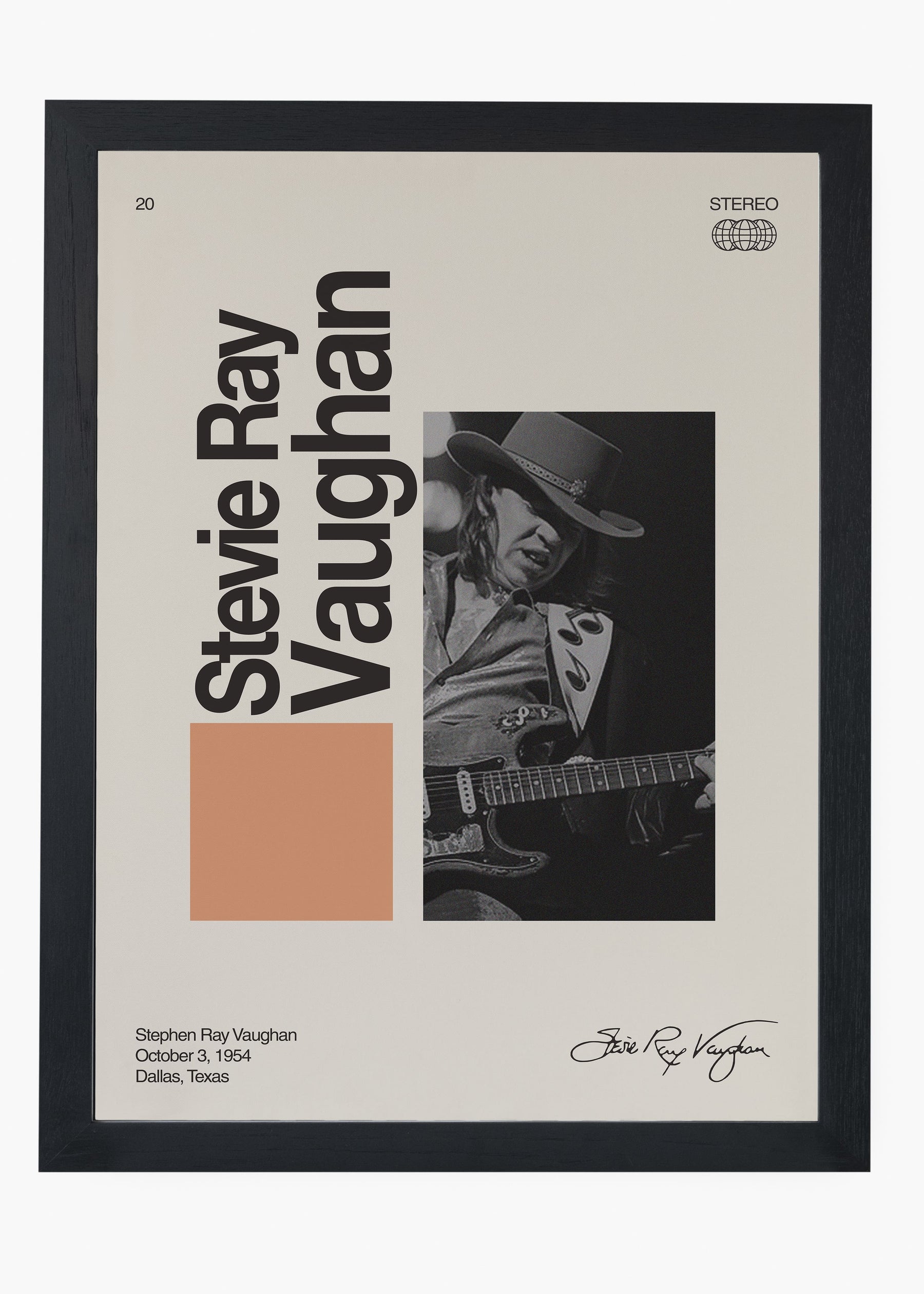 Quadro Signature Stevie Ray Vaughan
