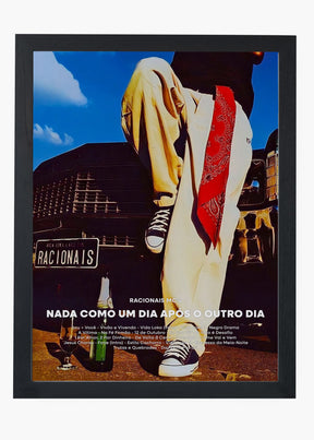 Quadro Racionais Mc`s - Nada como um Dia após o outro Dia Capa