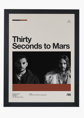 Quadro Thirty Seconds to Mars Banda