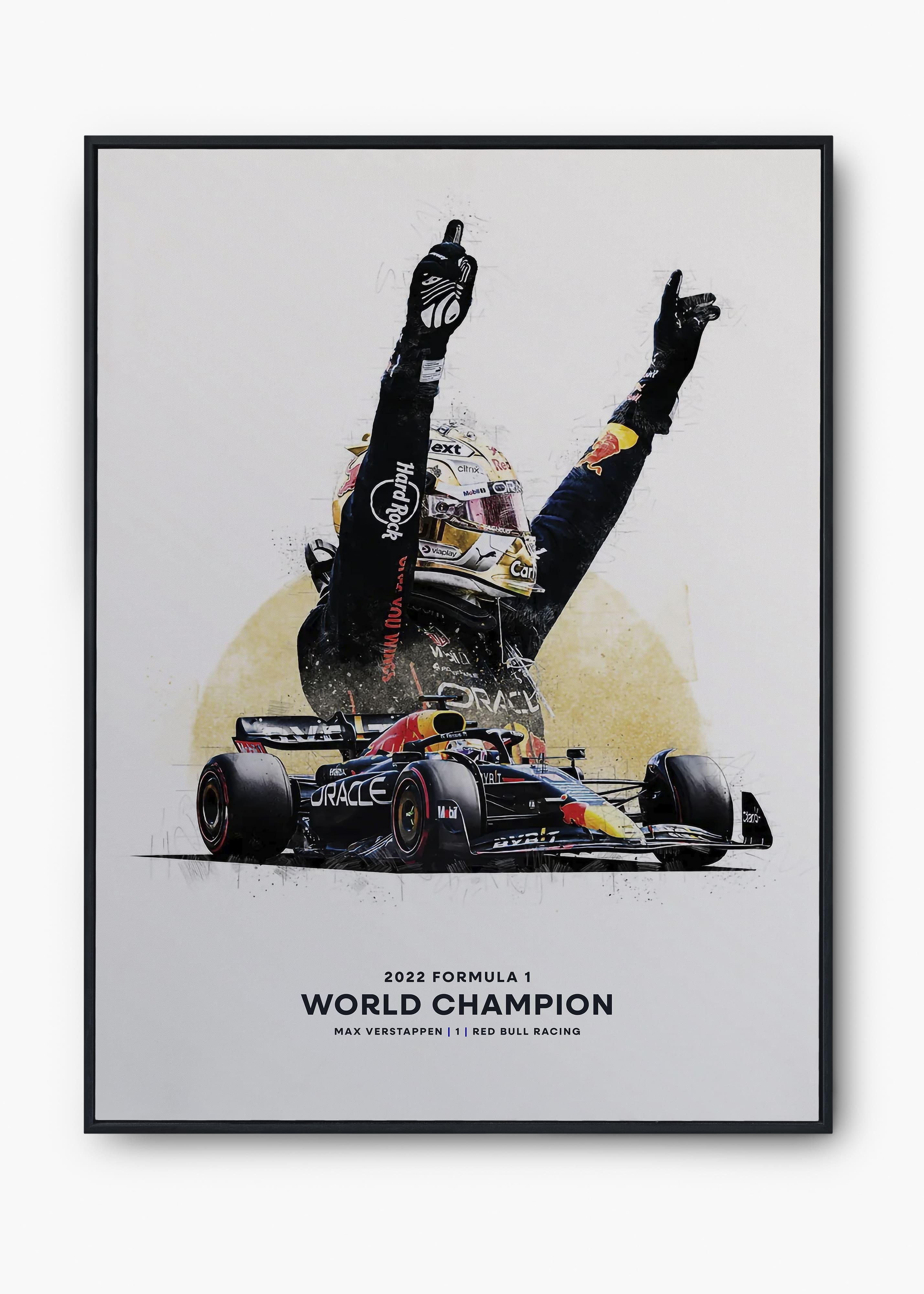 Quadro Max Verstappen World Champions