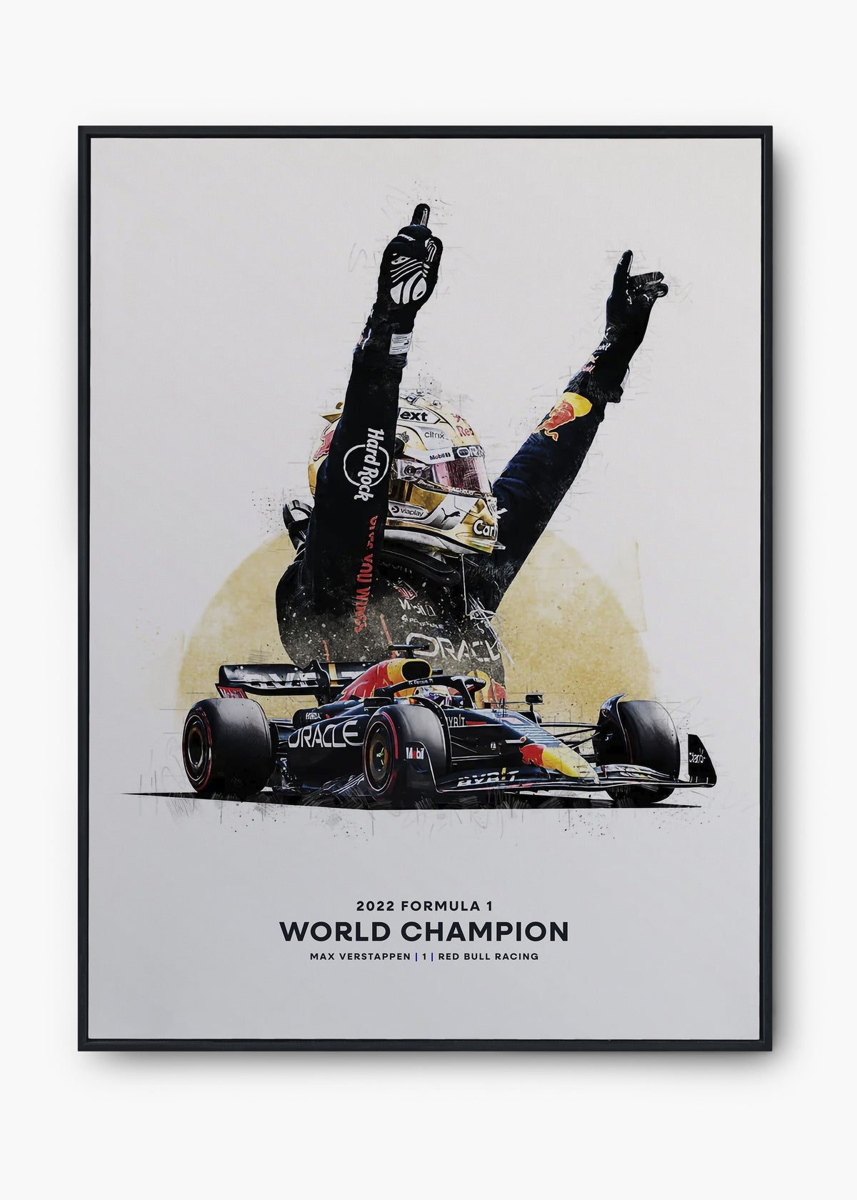 Quadro Max Verstappen World Champions