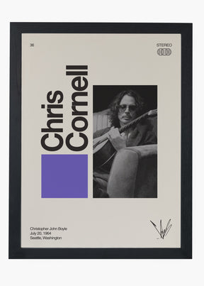 Quadro Signature Chris Cornell