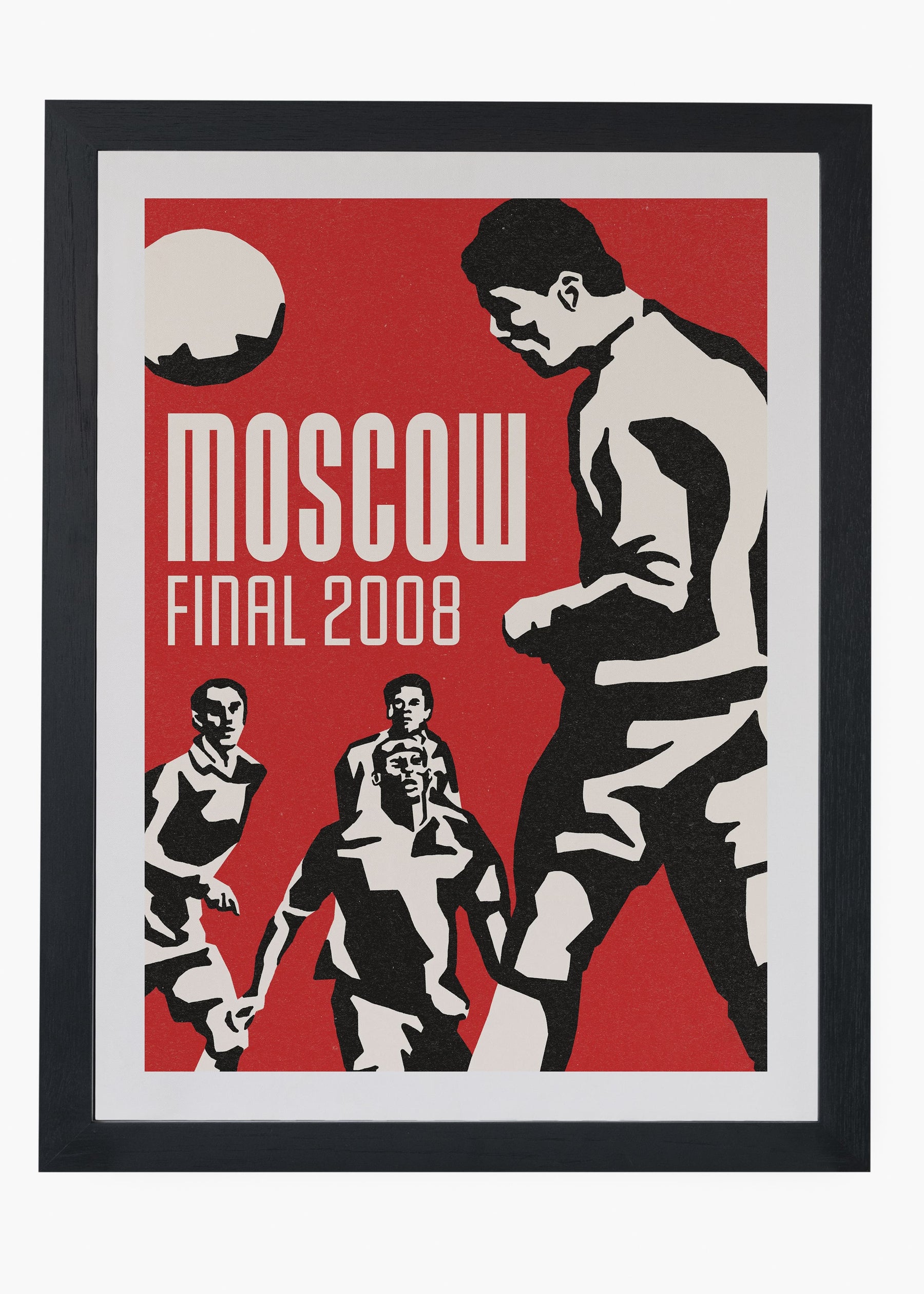Quadro Cristiano Ronaldo Moscou 2008