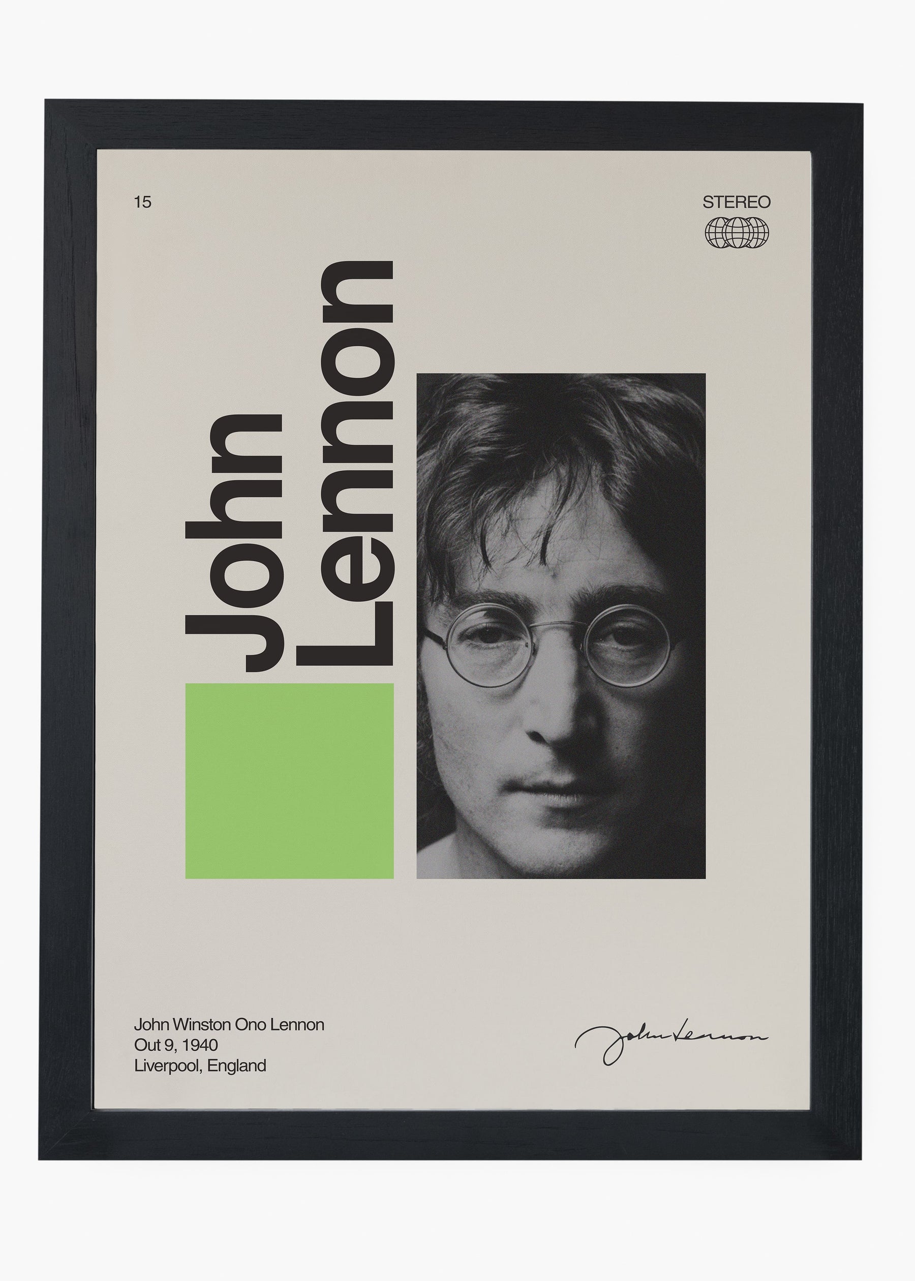 Quadro Signature John Lennon