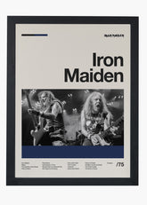 Quadro Iron Maiden Banda