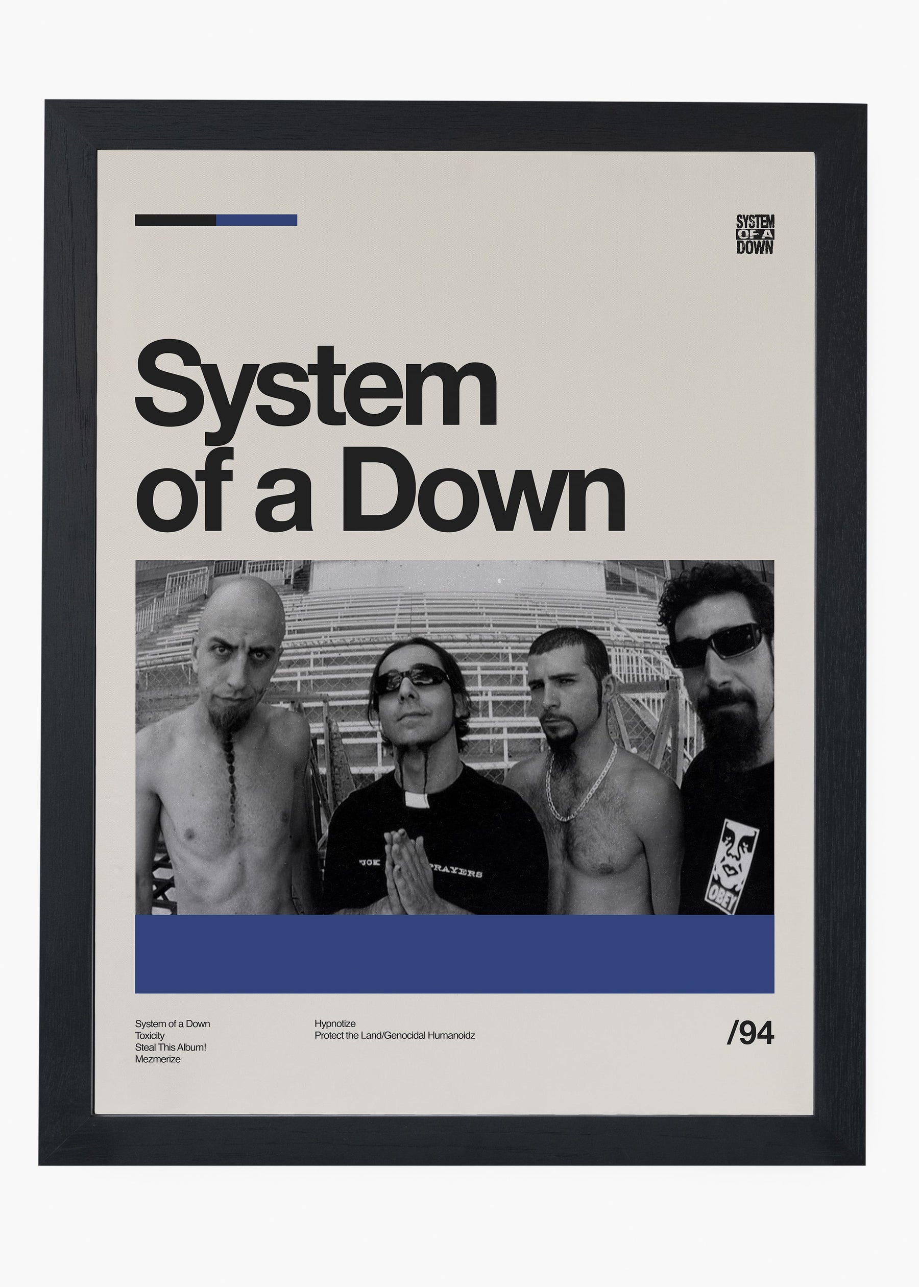 Quadro System of a Down Banda