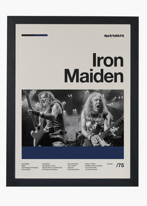 Quadro Iron Maiden Banda